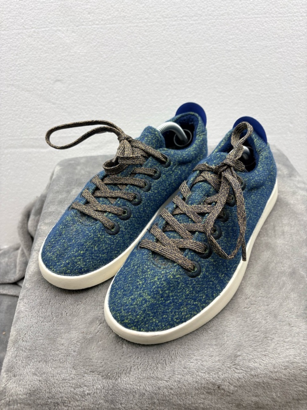 Allbirds Sneakers Womens 7 Wool Piper Blue Speckled Classic Low Top